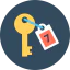 Ключ от комнаты иконка 64x64