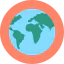 Planet earth ícone 64x64