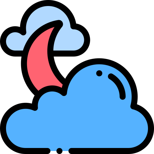 Cloudy night アイコン