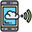 Cloud computing icon 64x64