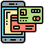 Smartphone payment icon 64x64