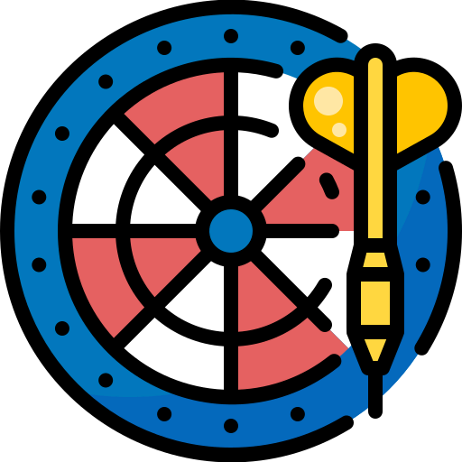 Darts target biểu tượng