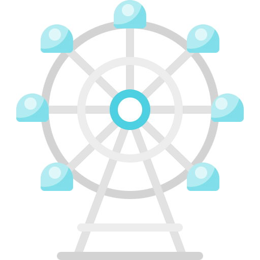 Ferris wheel ícono