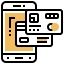 Smartphone payment icon 64x64