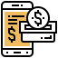 Smartphone payment icon 64x64