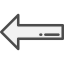 Left arrow ícono 64x64