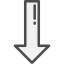 Down arrow biểu tượng 64x64