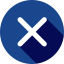 Cross button icon 64x64