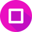 Square button icon 64x64