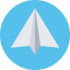 Paper plane icon 64x64