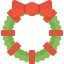 Рождественский венок иконка 64x64