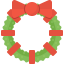 Christmas wreath icon 64x64
