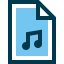 Music file icon 64x64