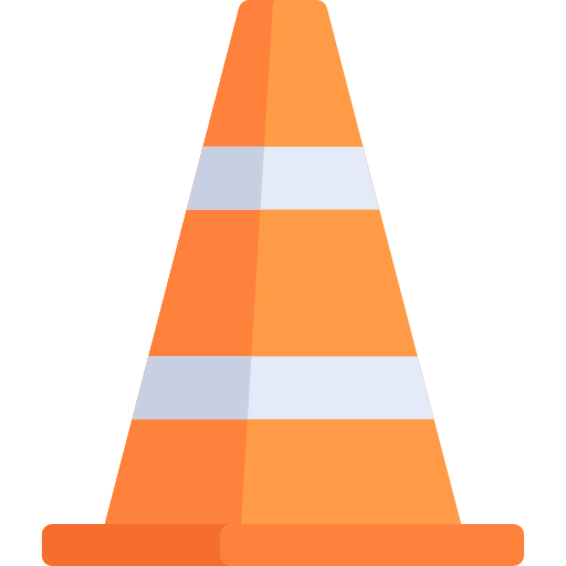 Traffic cone icon