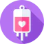 Blood transfusion ícono 64x64