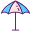 Beach umbrella ícono 64x64