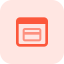 Credit card payment icon 64x64