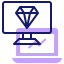 Computer screen icon 64x64