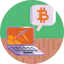 Bitcoin storage icon 64x64