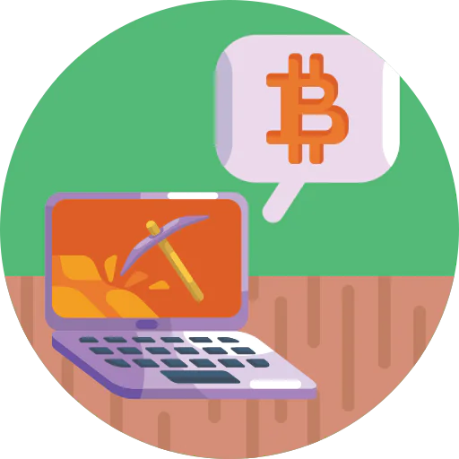 Bitcoin storage icon