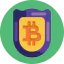 Bitcoin tag icône 64x64