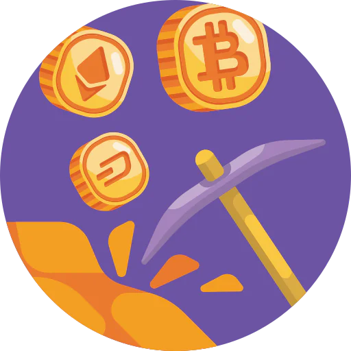 Ethereum mining ícono