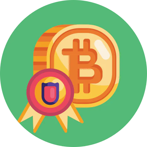 Bitcoin symbol icône