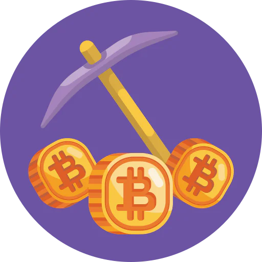Bitcoin mining іконка