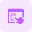 Touch screen icon 64x64