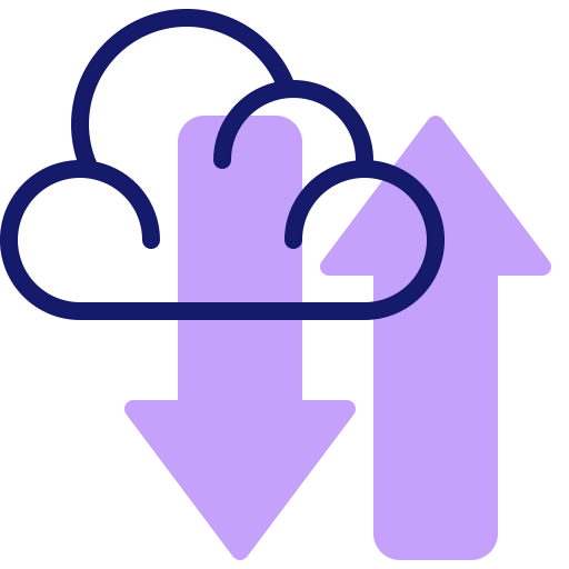 Cloud storage icon
