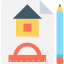 House sketch icon 64x64