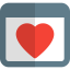 Heart shape ícone 64x64