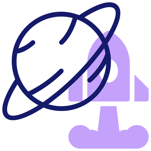 Rocket ship launch 图标