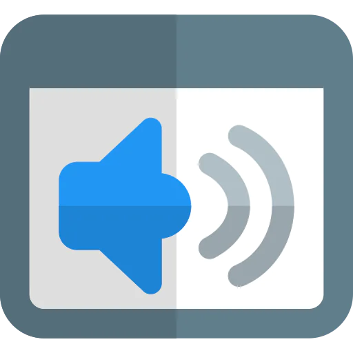 Sound bar icon