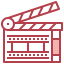 Clapperboard biểu tượng 64x64