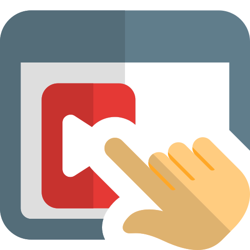 Touch screen icon
