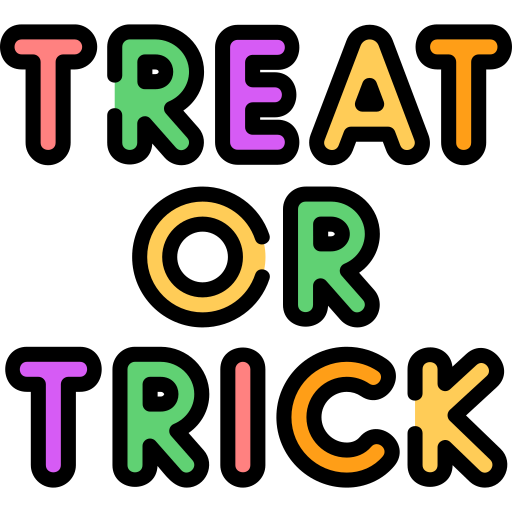 Trick or treat ícono