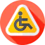 Инвалидный знак иконка 64x64