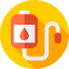 Blood transfusion icon 64x64