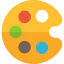Paint palette icon 64x64