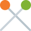 Knitting neddles icon 64x64