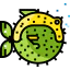 Puffer fish icon 64x64