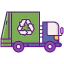 Recycling truck ícone 64x64