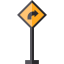 Road sign ícono 64x64