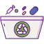Biomedical waste icon 64x64