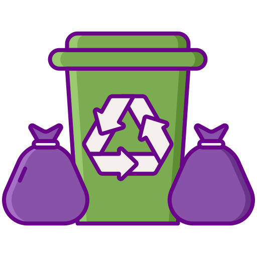 Recycling container icon