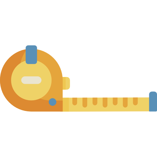 Measuring tape ícono
