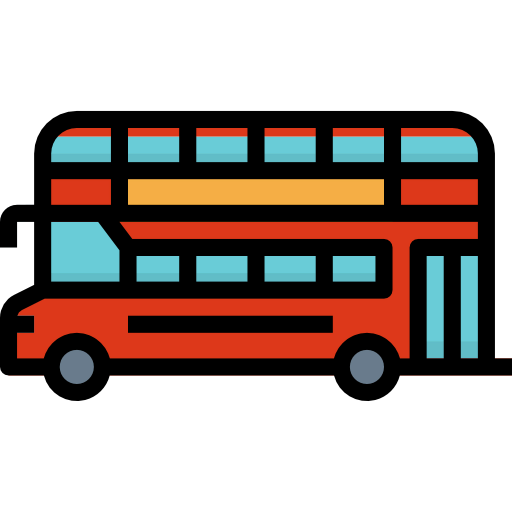 Double decker bus 图标