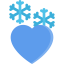Cold heart icon 64x64