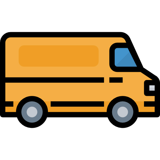 Грузовик доставки иконка